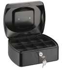 Geldkassette, neuartige Optik, Schwarz, Seiten...