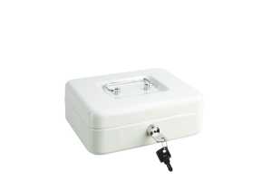 Alco Geldkassette Stahlblech 195x145xx80mm weiß