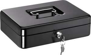 Alco Geldkassette Stahlblech 250x170xx75mm schwarz