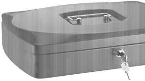 Alco Geldkassette Stahlblech 330x235xx90mm rot