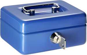 MINI-BOX, Dunkelblau, Kinderkassette mit Schlitz, (L/B/H) 125/95/60 mm