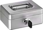 Alco Geldkassette Mini-Box Stahlblech 125x95xx60mm silber