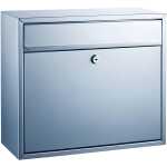 Alco Briefkasten Metall lackiert 360x150x310mm silber