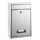 Alco Briefkasten Metall lackiert 215x85x320mm silber
