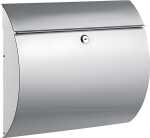 Alco Briefkasten Metall lackiert 330x120x375mm silber