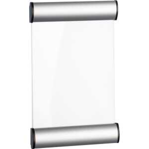 Türschild, Aluminium-Klapprahmen, (L/B) 18/11 cm