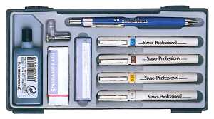 Stano.Profür4er Tuschezeichnersatz 025-035-050-070 (9-teilig) 1 Stück