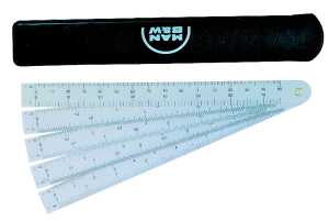 Standardgraph Fächermaßstab Architekt 15 cm 1 Stück