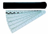 STDGRAPH Fächermaßstab Bauwesen 20 cm 1...