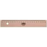 STG Lineal - Holz 20 cm Skala , mit Metallkante