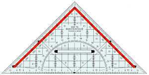 Standardgraph Zeichendreieck 23 cm 1 Stück