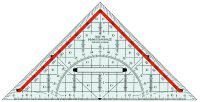 STDGRAPH Zeichendreieck 23 cm 1 Stück