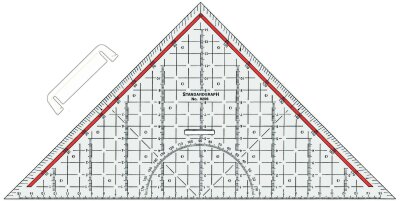 STDGRAPH Zeichendreieck 32 cm abn. Griff 1 Stück