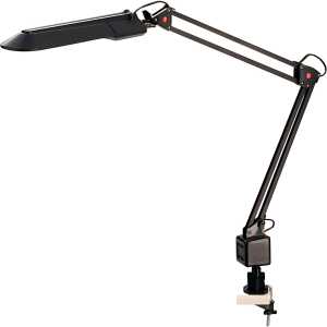 Alco Kompaktleuchtstoff-Tischleuchte 957 Kunststoff 11W schwarz