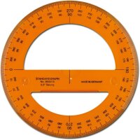 STDGRAPH Vollkreis-Winkelmesser 15 cm 1 Stück