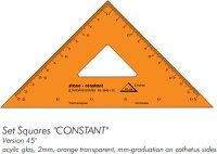 STDGRAPH Zeichendreieck CONSTANT 45° 16cm 1 Stück