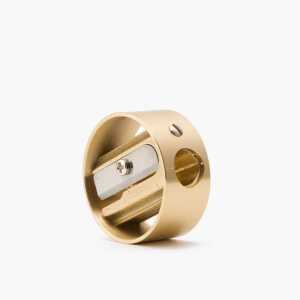 Standardgraph Messingspitzer ""Ring"" ohne Bleistift im Baumwollbeutel