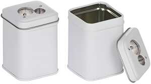 Standardgraph Sweet Candy Box aus Metall weiss 1 Stück