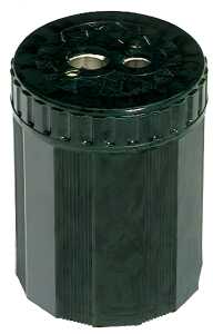 Standardgraph Doppelspitzer NOSTALGIE aus Bakelit grün/schwarz 1 Stück