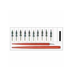 Standardgraph Zeichen-Set, Zierschrift 2 Federhalter, 11 Federn, Magnet
