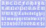 Standardgraph Schablone Schrift Old Englisch 30 mm 1...