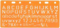 STDGRAPH Schablone Standard-Schrift 20 mm...