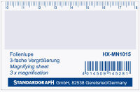 STDGRAPH Mini-Folienlupe 3-fache Vergrößerung...