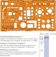 STDGRAPH Architekt-Werkplanschablone I 1 Stück