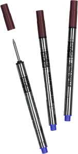 Retro 1951 Rollerballmine blau kurz 3er Pack