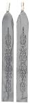 Standardgraph Siegelwachs silber 95 cm mit Docht 2...
