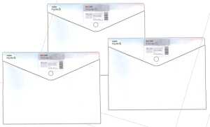 Snopake Dokumententasche Polyfile ID A4 (335 x 240 mm transparent