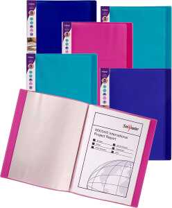 Buch, electra-Farben sortiert, A3 24 Klarsichthüllen, Rückenschild