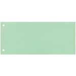 Q-Connect Trennstreifen - 190 g/qm Karton, grün, 100 Stück