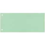 Q-Connect Trennstreifen - 190 g/qm Karton, grün, 100 Stück