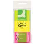 Q-Connect Haftmarker Neon - 38 x 51 mm, 3x 50 Streifen