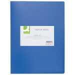 Q-Connect Sichtbuch - 10 Hüllen, Einband PP, 450 mym, blau