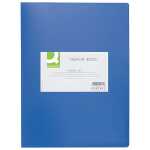 Q-Connect Sichtbuch - 10 Hüllen, Einband PP, 450 mym, blau