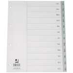 Q-Connect Monatsregister - Jan. - Dez., PP, A4, 12 Blatt,...