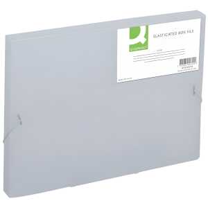 Q-Connect Sammelbox - A4, 250 Blatt, PP, milchig transluzent
