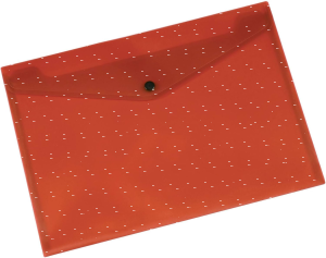 Aktentasche A4 transluzent rot