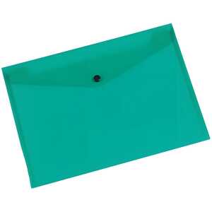 Q-Connect Dokumentenmappe - grün, A4 bis zu 50 Blatt