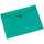 Q-Connect Dokumentenmappe - grün, A4 bis zu 50 Blatt