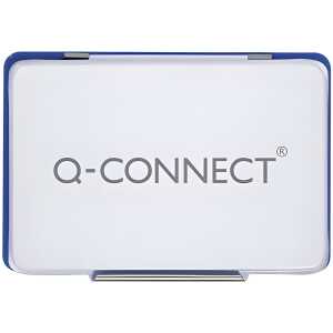Q-Connect Metall-Stempelkissen Größe 2 - blau