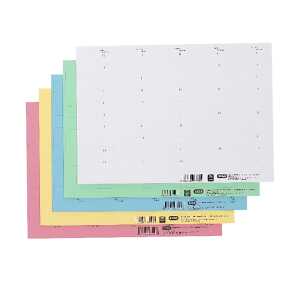 ELBA Beschriftungsschild für Sichtreiter 10 Bogen mit 50 Stück, weiß