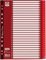 Elba Register One - , 1-31 + Deckblatt, A4, rot