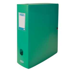 ELBA Memphis Box Datei PP Gummizug rücken 80 mm A4 grün