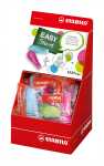 EASYergo 3.15 Radierer je 5 St in rot, grün, blau, orange 20er Display
