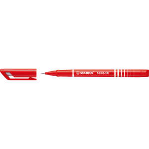 STABILO® Fineliner SENSOR® fine 0,3mm rot