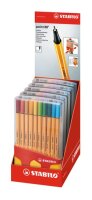 STABILO point 88 20er ColorParade rot/orange