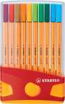 STABILO point 88 20er ColorParade rot/orange